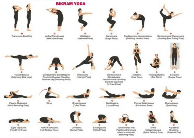 12 gerakan yoga asanas